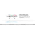 Syma X54HC com câmera HD 2MP Rc Droen 2.4G 4CH 6Axis Altitude Hold LED RC Quadcopter RTF